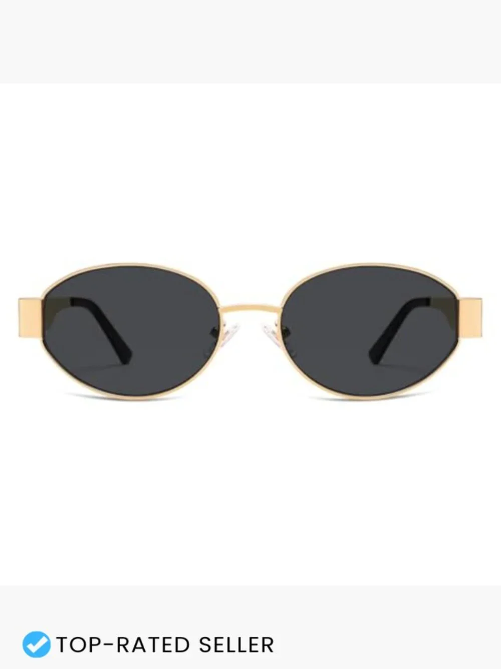 Retro Oval Sunglasses for Women Classic Shades UV Protection Trendy Y2K Elegant